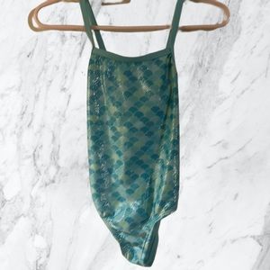 Little girls mermaid bathing suit 3T wonder nation